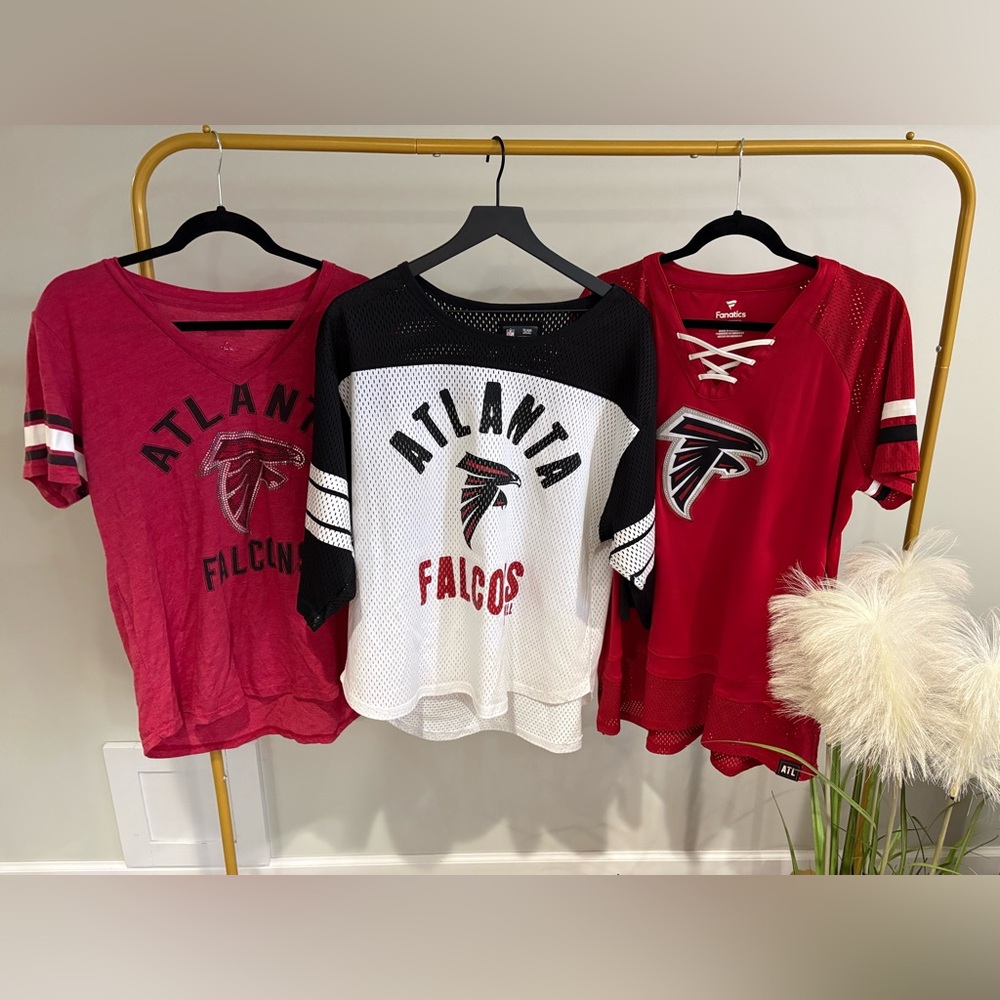 Bundle! Atlanta Falcons T-Shirts and Jersey Set